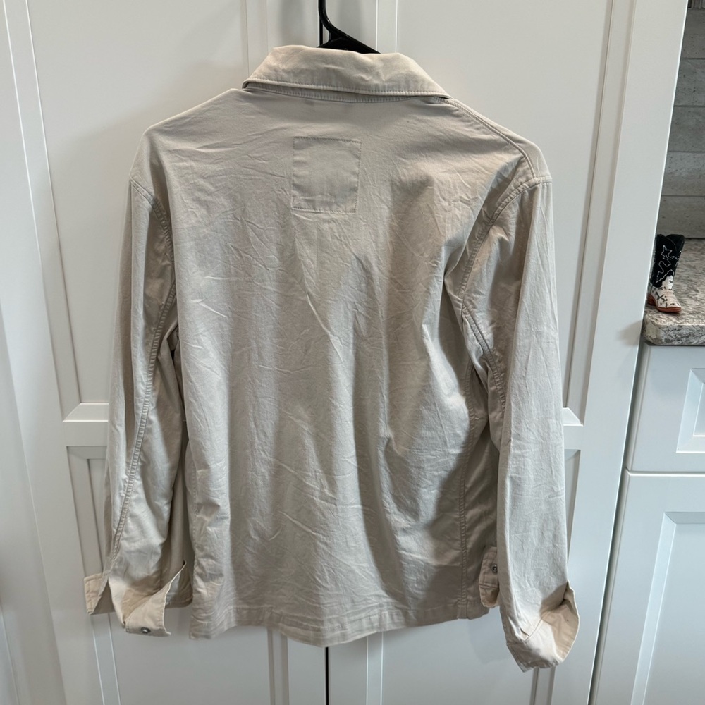 Abercrombie & Fitch cream shirt jacket - Picture 2 of 8